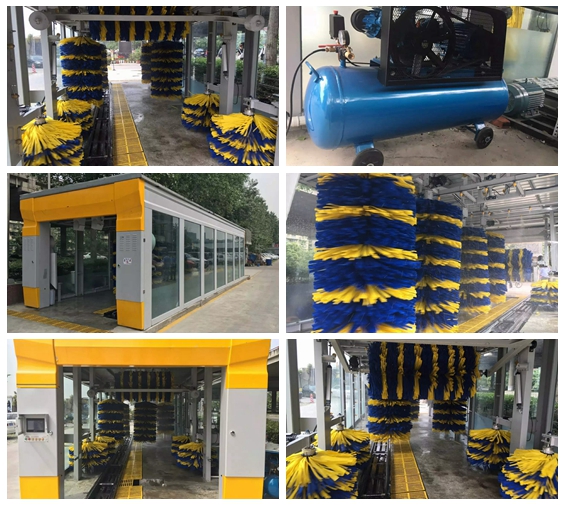 中國成都雙流  機場地服停車場內安裝臺灣美嘉德電腦隧道9刷機試調完畢拍攝現場