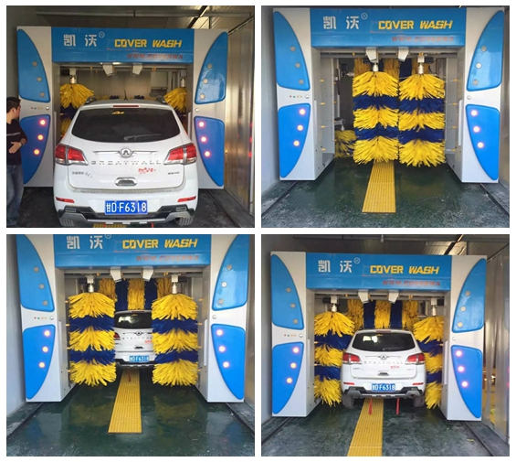 甘肅蘭州景泰縣安裝凱沃16款龍門5刷電腦洗車機
