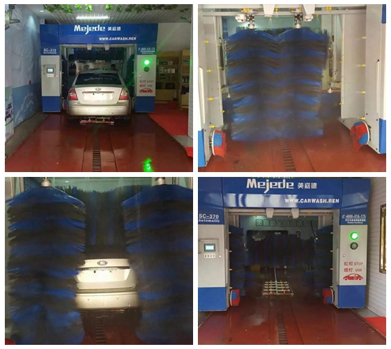 中國河北省邯鄲市大名縣安裝臺灣美嘉德龍門7刷電腦洗車機