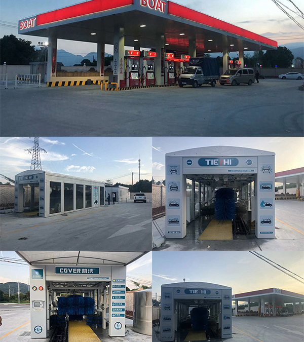甌海大門加油站?安裝調試中