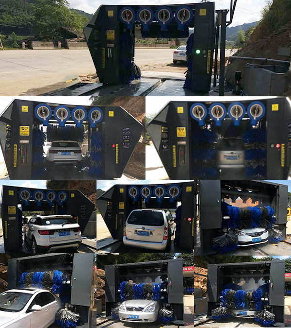 福建省武夷山 中國石化……安裝加油免費微信掃一掃洗車、讓客戶自助去洗車……